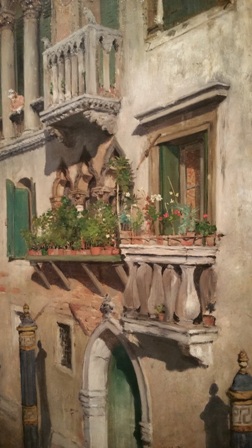 William Chase, Palast Venedig, Studie Fassadendetail